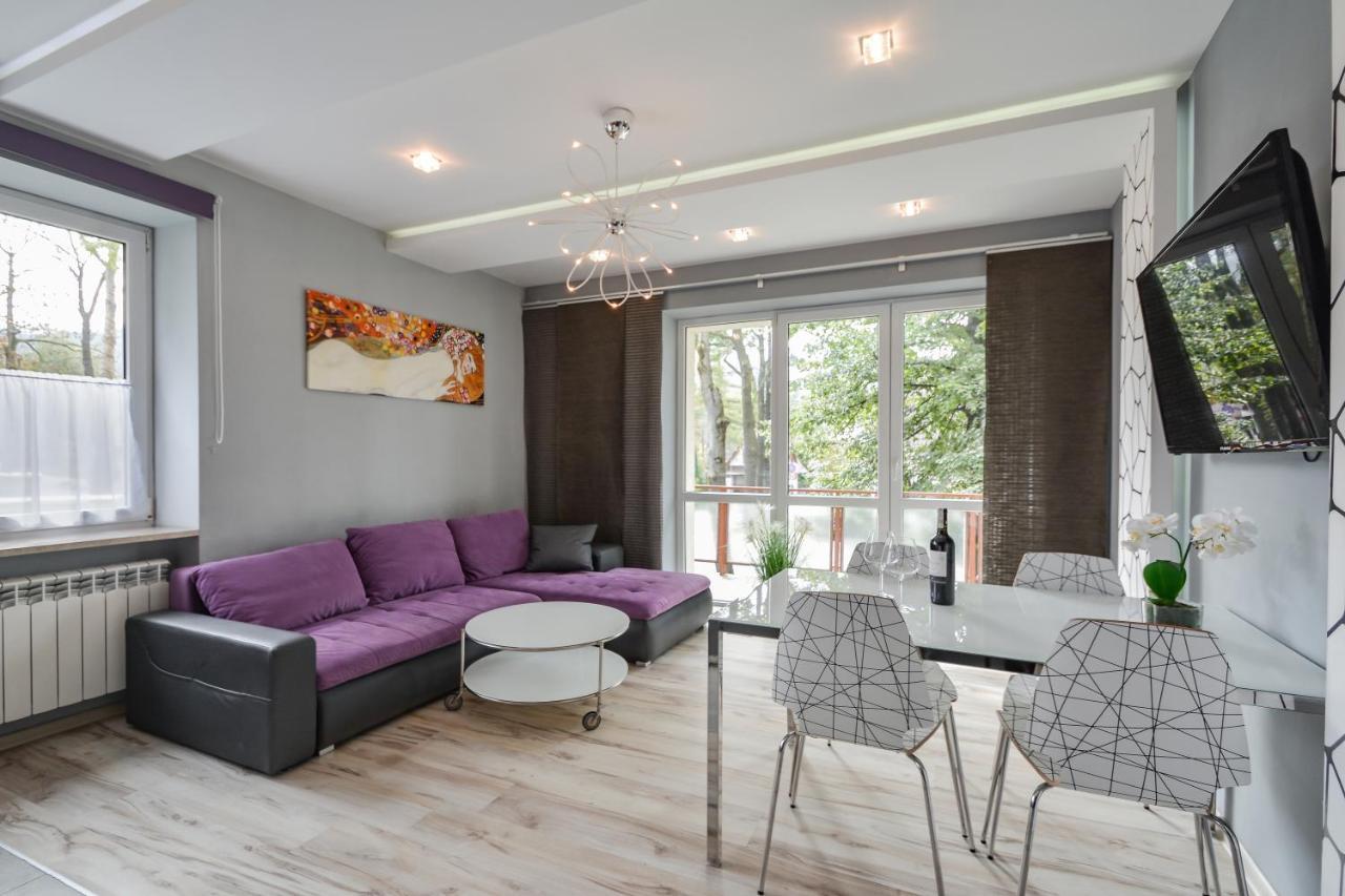 Apartament Rodzinny Hrabiego - Sauna, Centrum Zakopanego Ul Zamoyskiego, Balkon, 2 Sypialnie, Parking, Gorne Krupowki Bagian luar foto